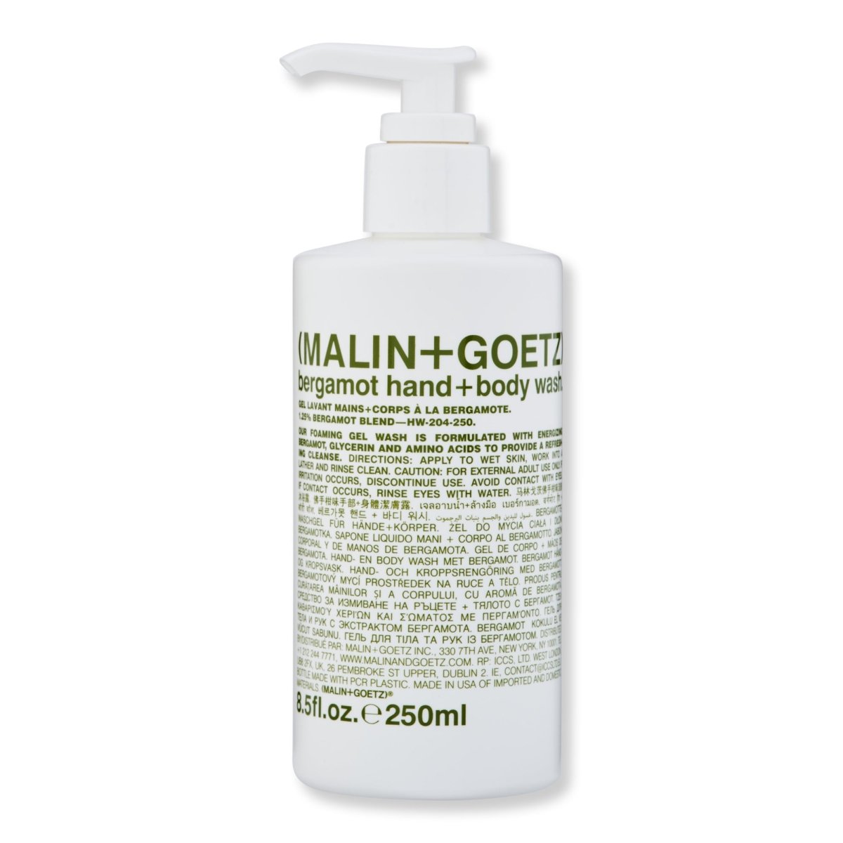 Malin + Goetz Bergamot Hand+Body Wash